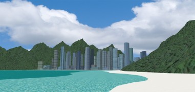 Tropical Islands 3d model