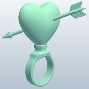 Ok v1 ile kalp 3d model