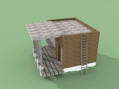 Casa antigua modelo 3d