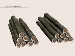 Logs 3d model