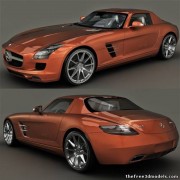 Mercedes Benz SLS 3d model