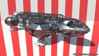 一些宇宙飞船 3d model