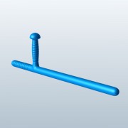 Police Baton v1  3d model