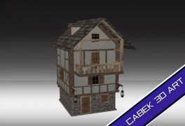 Oud huis 3d model