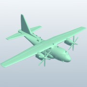 Cargo PlaneMedium SizeUSA v1 3d model