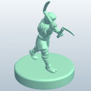 Ninja WarriorSickle v1 3d model