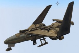 Jet de combate futurista modelo 3d