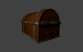 Oude kist 3d model