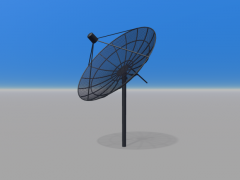 Satelliet antenne schotel 3d model