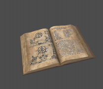 Book Pack 3d model