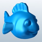 Clown Fish baby V1  3d model