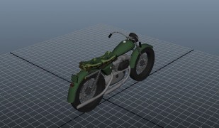 Bicicleta do exército 3d model