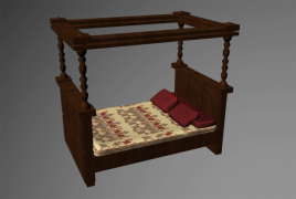 Bed 3d model