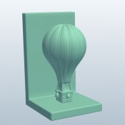 Hot Air Balloon Bookend v3  3d model