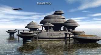 miasto kobaltu 3d model