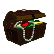 aquarium treasure chest v1  3d model