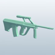 Bullpup 5 56 milímetros rifle de assaltoAustrian v1 3d model