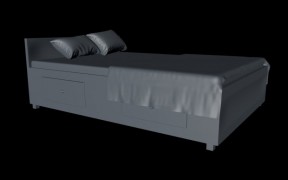 Bed 3d model