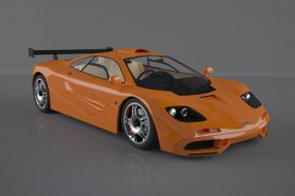 Mclaren F1 1994 3d model