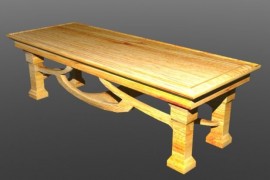 Houten tafel 3d model