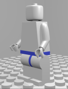 乐高Minifigure 3d model