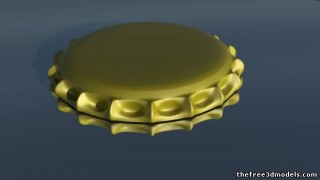 Crown Cork (bottle cap) 3d model