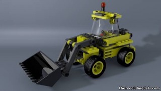 LEGO Excavator Truck 3d model