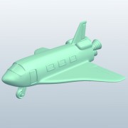 太空飞机v1 3d model