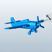 美国舰载战斗机ww2 v1 3d model