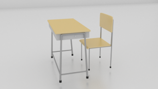 School Chair 3d model