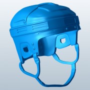 Ishockeyhjälm utan mask V1 3d model