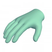 mano v1 modelo 3d