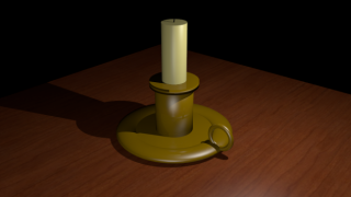 Candelabro antiguo modelo 3d