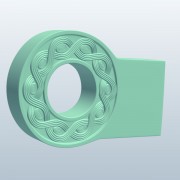 hoop from ball court V1  3d model