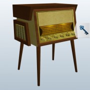 Radiograma mueble V2 modelo 3d