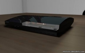 Playstation 3 Slim 3d model