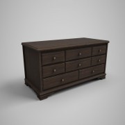 Commode Oud 3d model