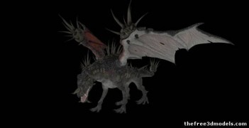 Dragon HQ 3d model