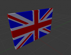 uk flag 3d model