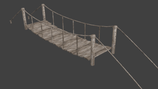 Vieux pont 3d model