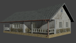 Oud huis 3d model