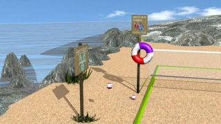 beach volley 3d model