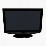 Flat Screen Television v1  3d model