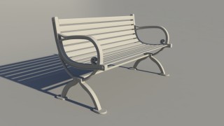 Banco modelo 3d