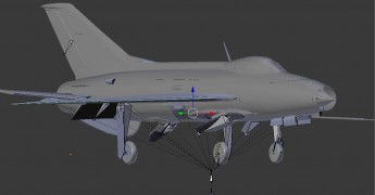 mig 21C操纵 3d model