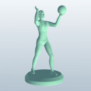 FemaleBeachVolleyball Serving v1  3d model