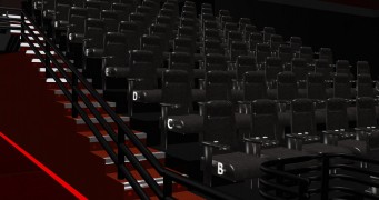 Cine room 3d model