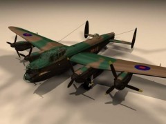 Avro Lancaster 3d model