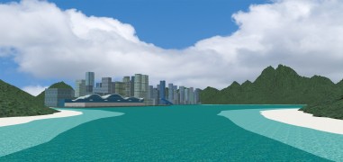 Twin Islands 3d model