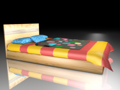 Bed 3d model